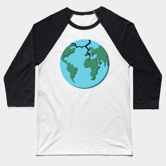 The earth in danger | Protect the planet | Gift idea Baseball T-Shirt by French Culture Shop